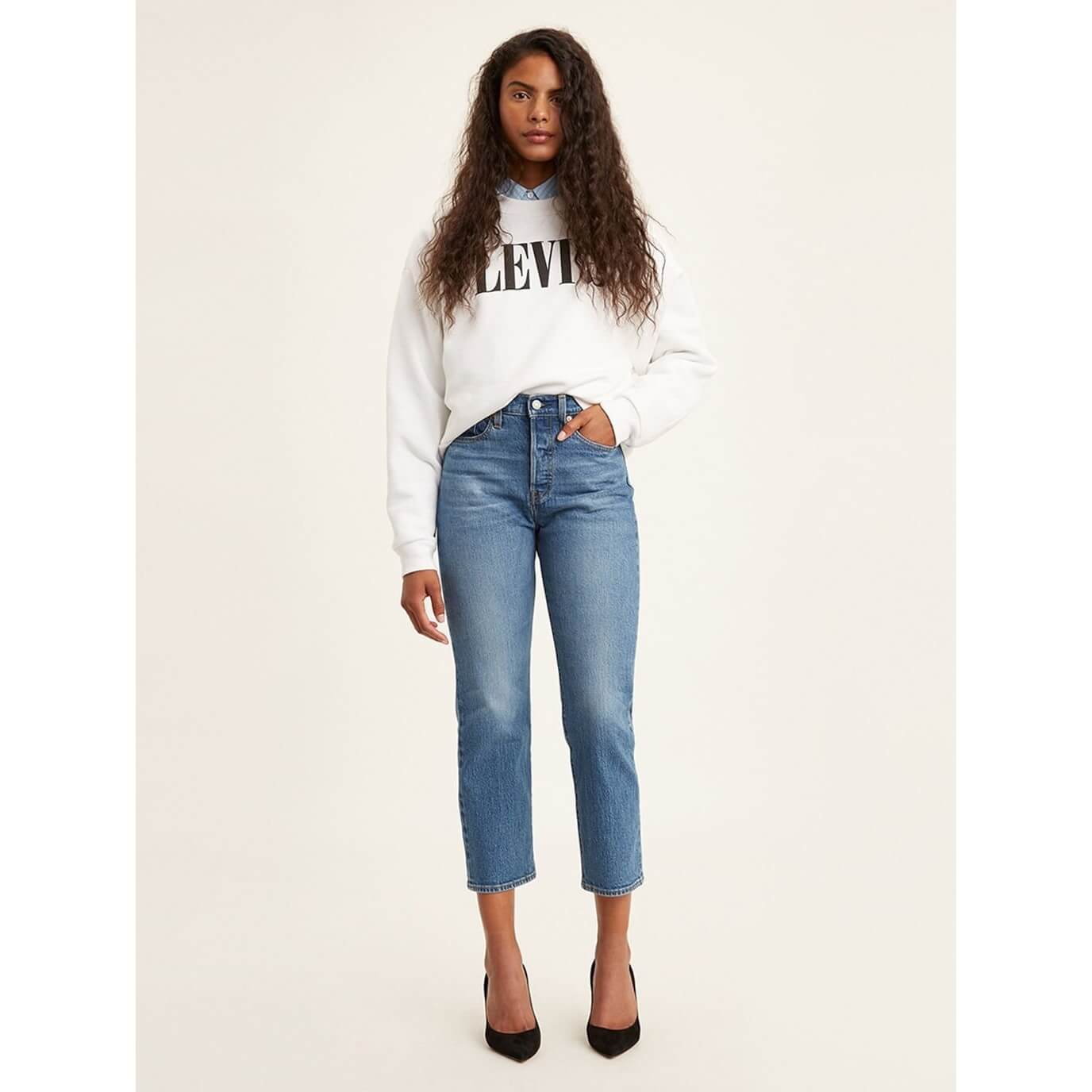 Levi's Wedgie Straight Jeans - Jazz Jive Sound Levi's