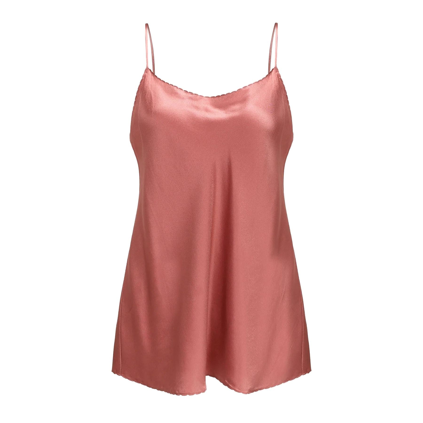 Lilly Pilly Eva Silk Cami - Dusty Pink Lilly Pilly Collection