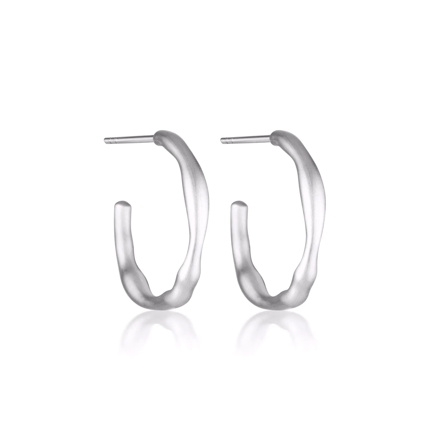 Linda Tahija Ivy Hoop Earrings - Silver Linda Tahija