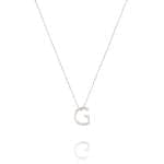 Linda Tahija Letter Necklace G Sterling Silver Linda Tahija