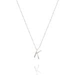 Linda Tahija Letter Necklace K Sterling Silver Linda Tahija