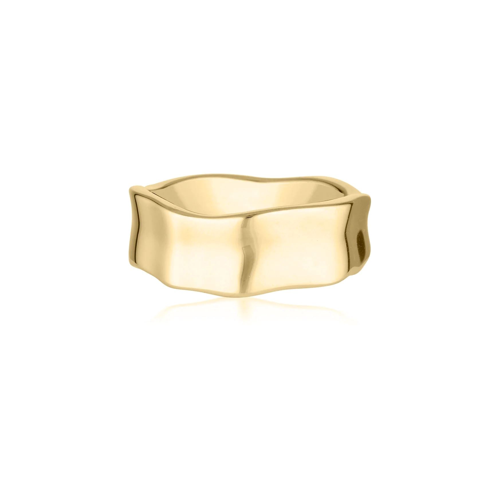 Linda Tahija Organica Wide Ring - Gold Linda Tahija