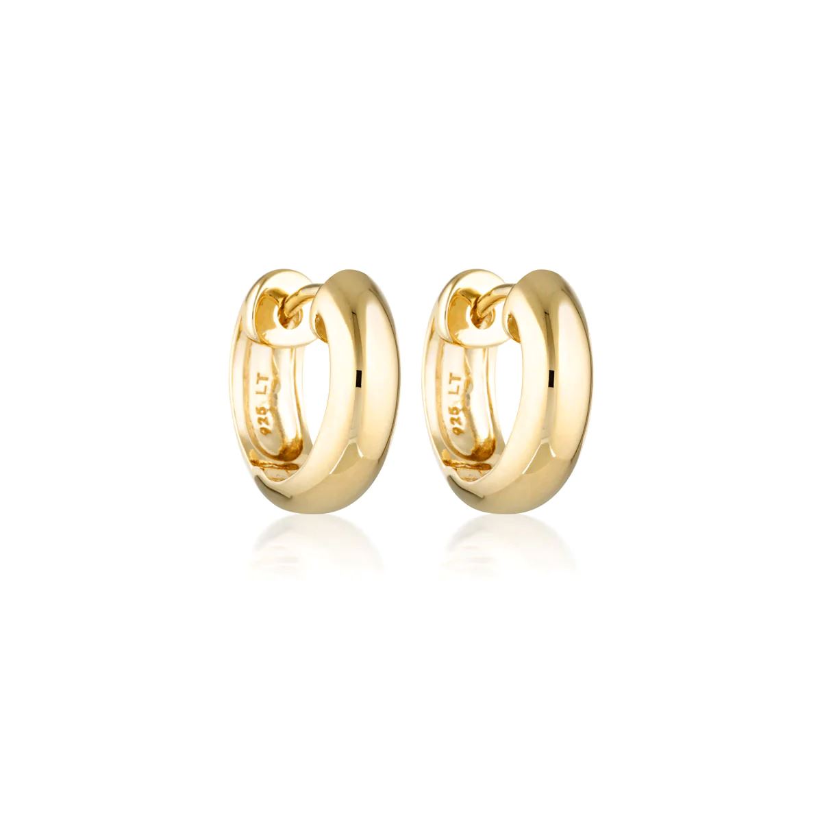 Linda Tahija Solar Huggie Earrings - Gold Linda Tahija