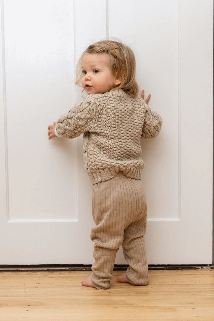 Maxted Jess Button Cardigan Mini Me - Driftwood Maxted