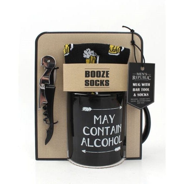 Men's Republic Mug Set - May Contain Alcohol Men's Republic
