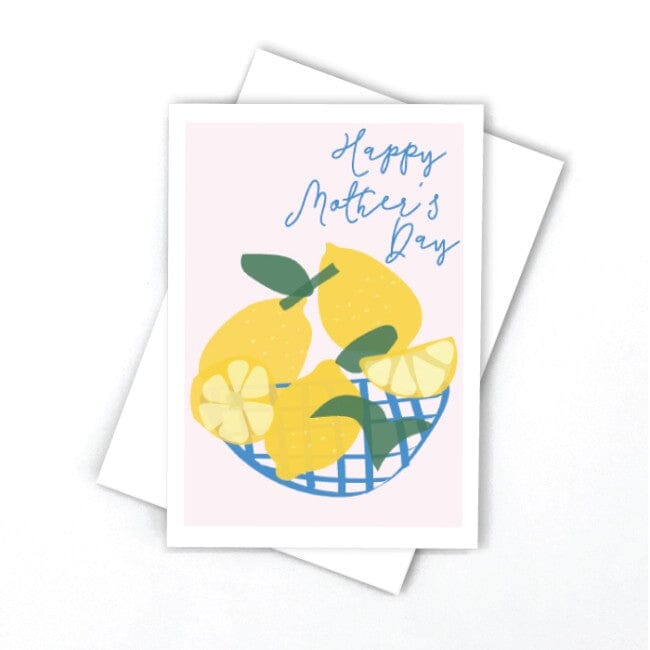 Mum's Lemon Bowl Card Candlebark Creations