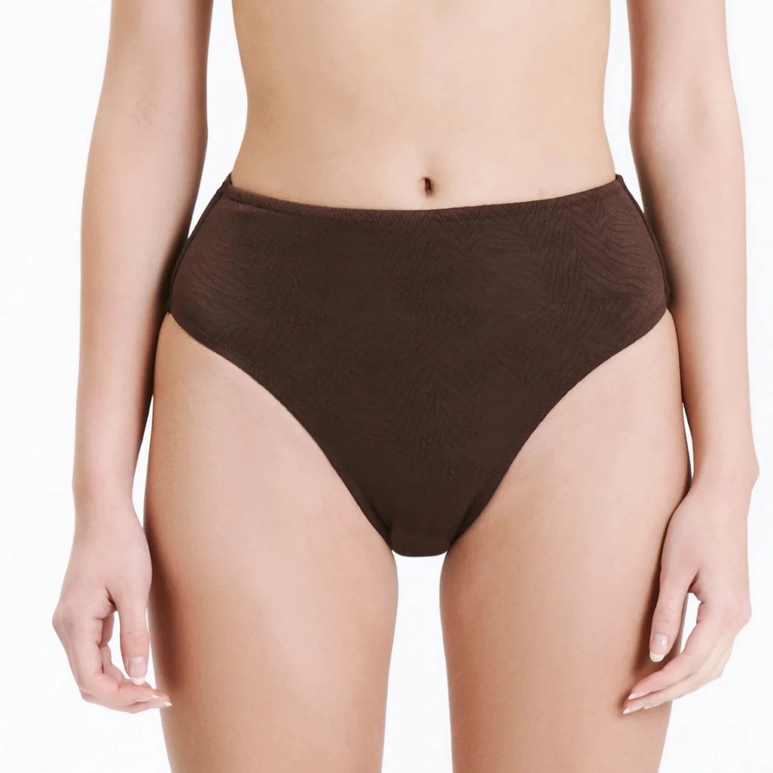 Nude Lucy Boy Leg Brief Bikini Bottoms - Cacao Nude Lucy