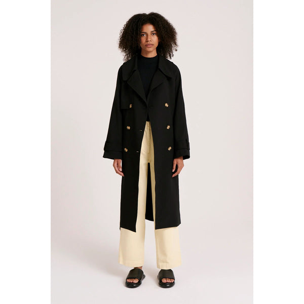 Nude Lucy Camden Trench Coat - Black Nude Lucy
