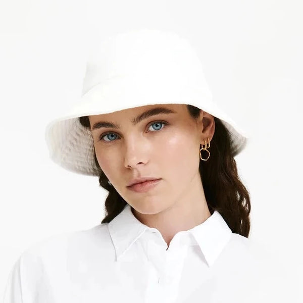 Nude Lucy Canvas Bucket Hat - Off White Nude Lucy