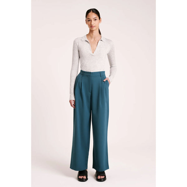 Nude Lucy Jiro Tailored Pant - Teal Nude Lucy