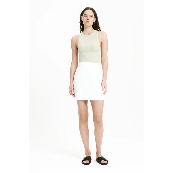 Nude Lucy Rynn Linen Mini Skirt - White Nude Lucy