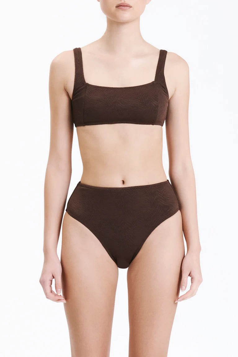 Nude Lucy Square Neck Crop - Cacao Nude Lucy