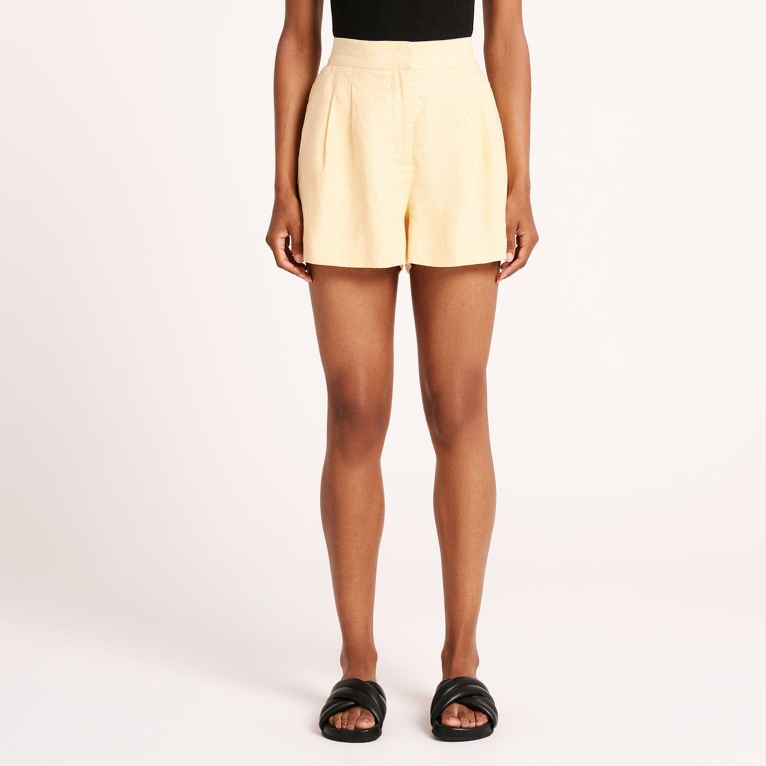 Nude Lucy Thilda Tailored Short- Straw Nude Lucy