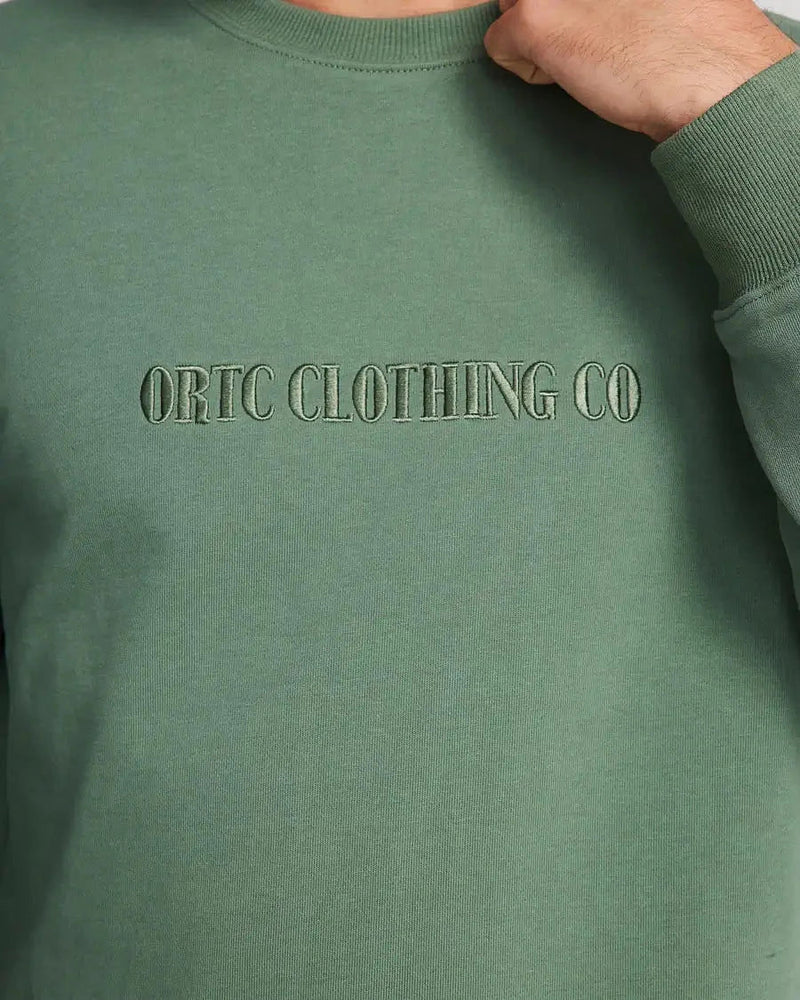 ortc Clothing Co. Classic Logo Crew - Olive ortc Clothing Co