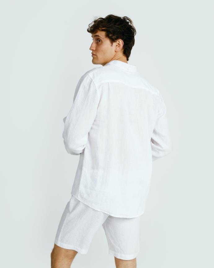 ortc Clothing Co. Linen Shirt - White ortc Clothing Co.