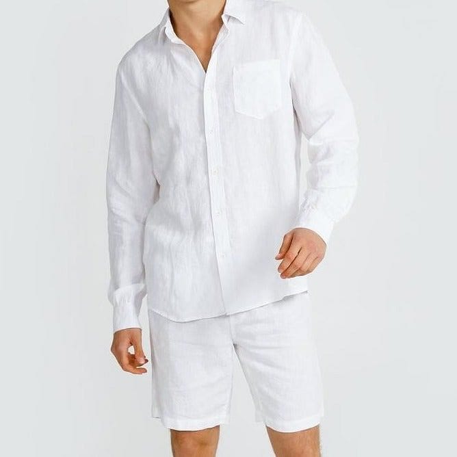 ortc Clothing Co. Linen Shirt - White ortc Clothing Co.