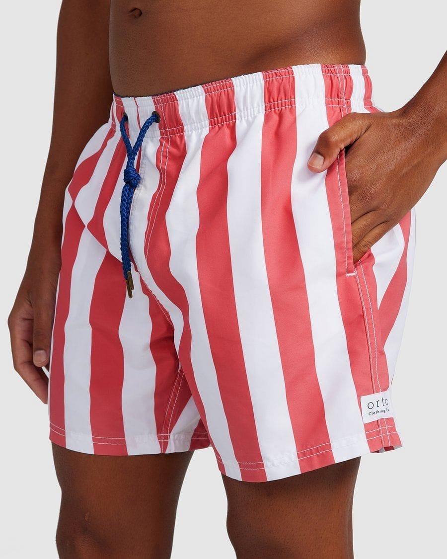 ortc Clothing Co. Swim Shorts - Portsea Red ortc Clothing Co.