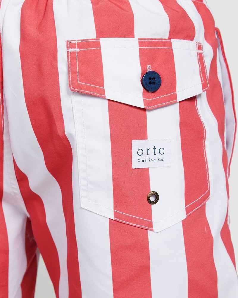 ortc Clothing Co. Swim Shorts - Portsea Red ortc Clothing Co.