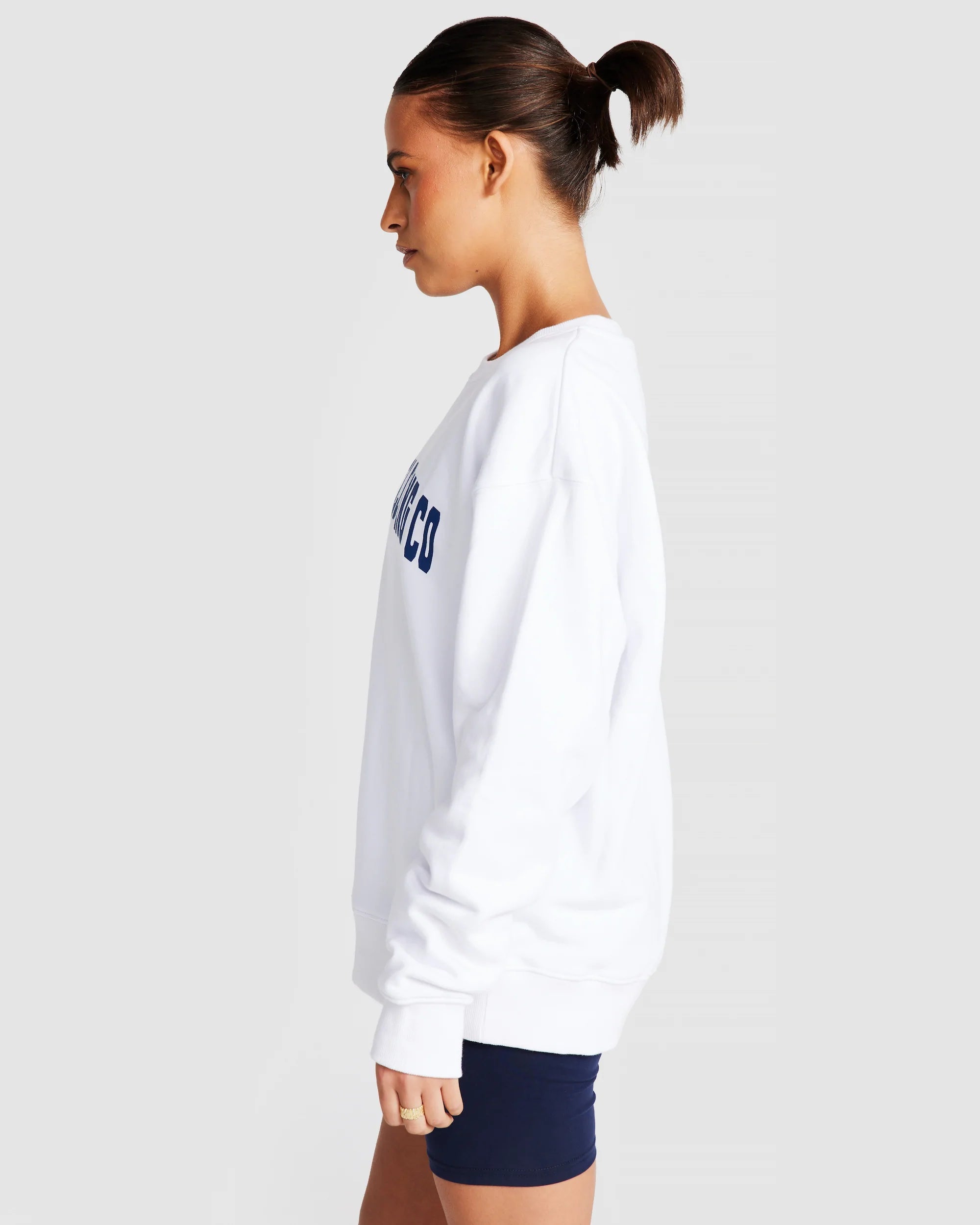 ortc Clothing Co. Unisex College Logo Crew - White ortc Clothing Co.