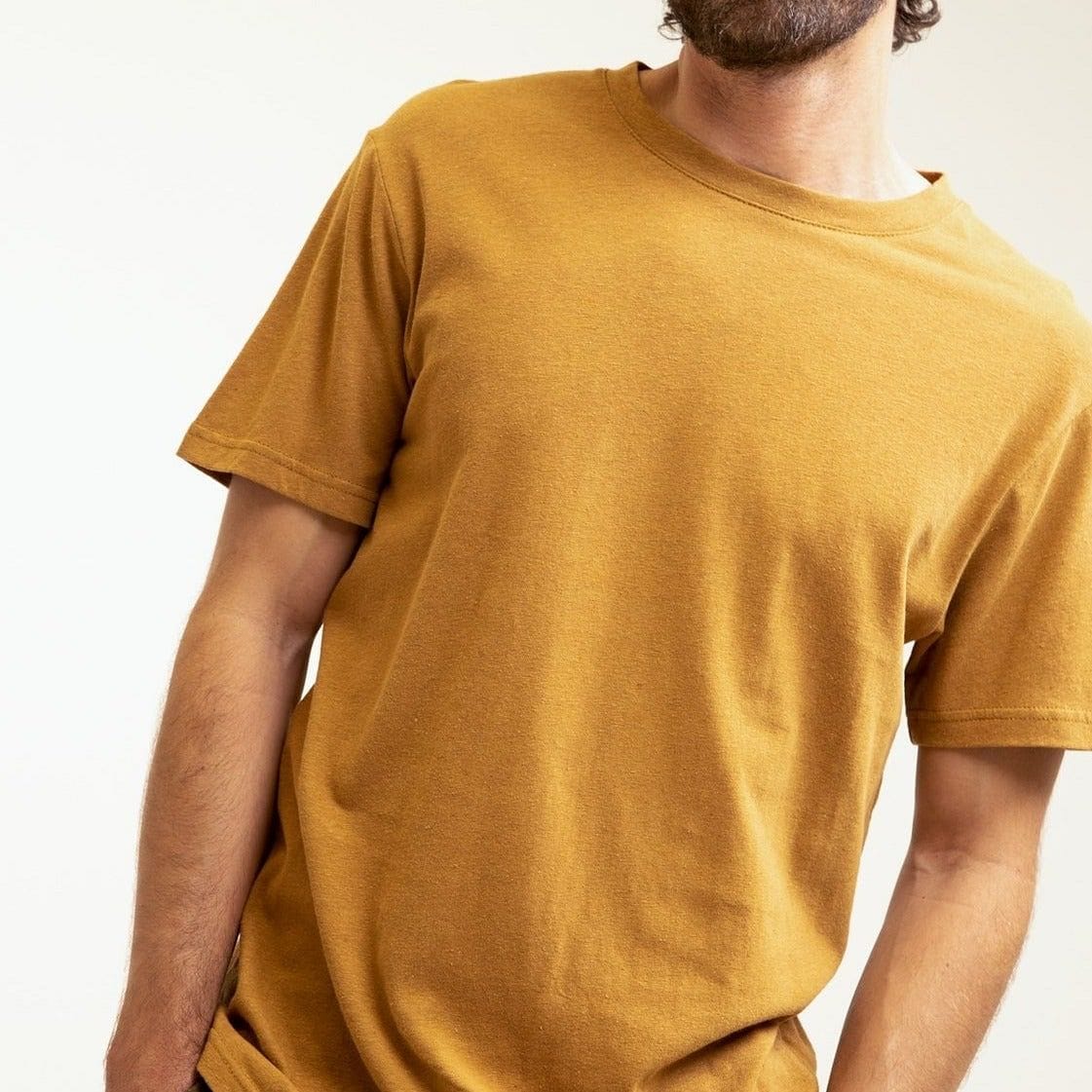 Rhythm Essential Linen T-Shirt - Tobacco Rhythm