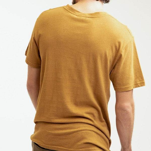 Rhythm Essential Linen T-Shirt - Tobacco Rhythm
