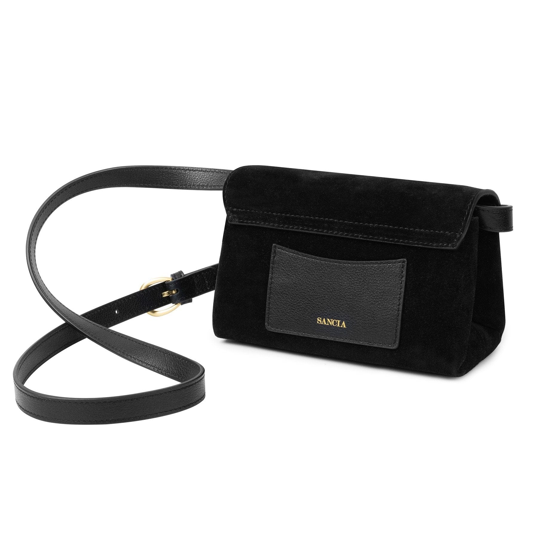 Sancia Anouk Buckle Bag - Black Sancia