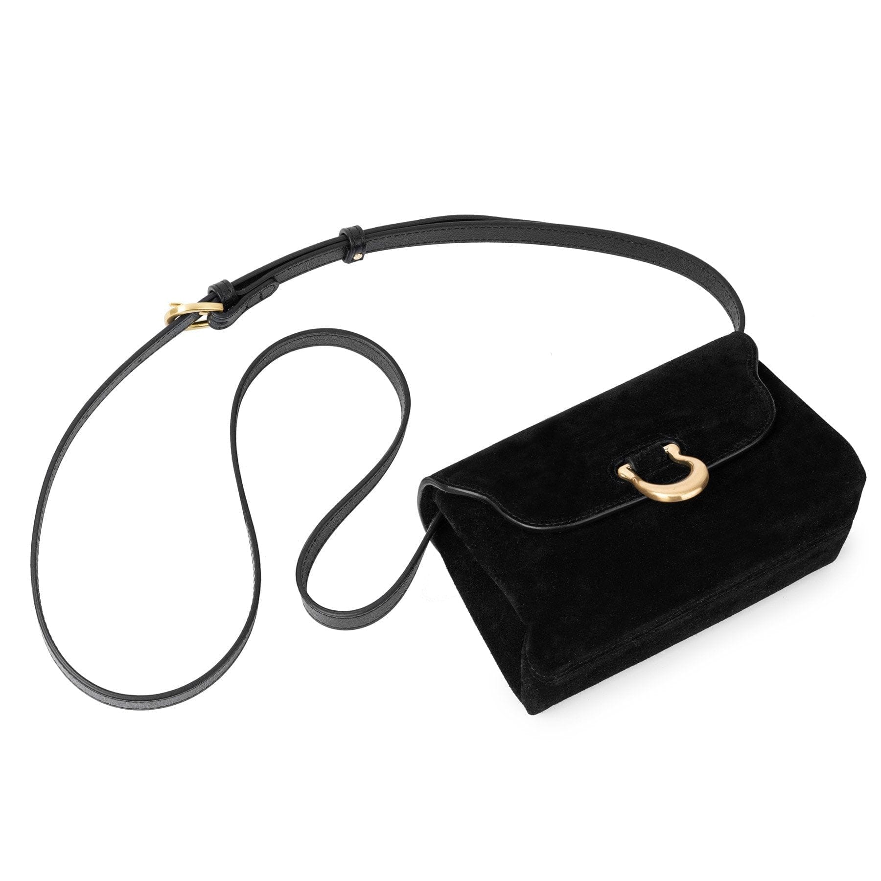 Sancia Anouk Buckle Bag - Black Sancia