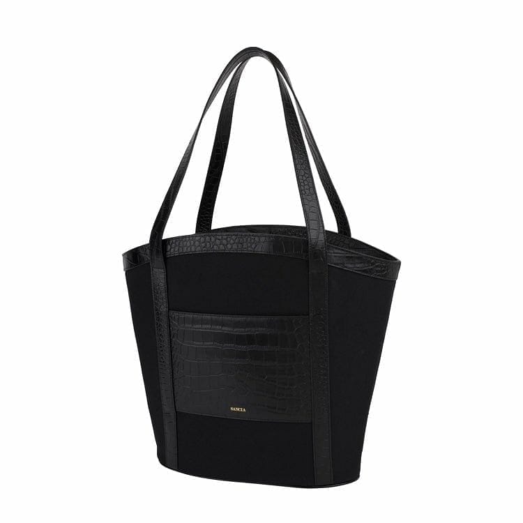 Sancia Minka Tote - Black Croc Sancia