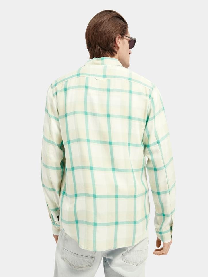 Scotch & Soda Checked Relaxed-fit TENCEL Shirt - Combo D Scotch & Soda