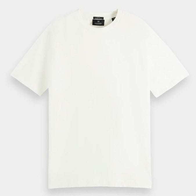 Scotch & Soda Classic Solid Organic Cotton-Jersey T-shirt - Off White Scotch & Soda