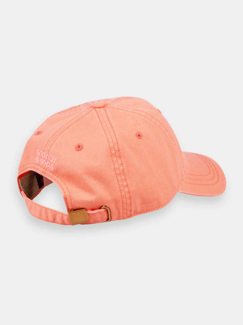 Scotch & Soda Cotton Twill Embroidered Cap - Mars Scotch & Soda