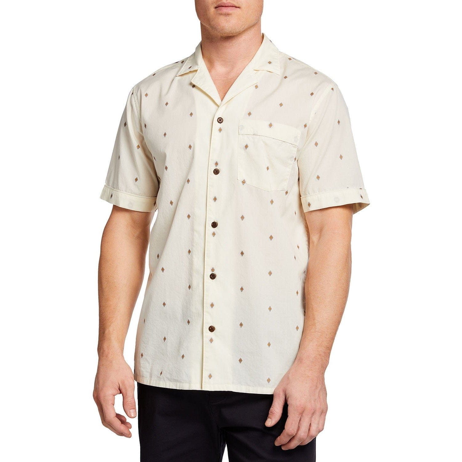 Scotch & Soda Short Sleeve Fil Coupe Camp Shirt Scotch & Soda