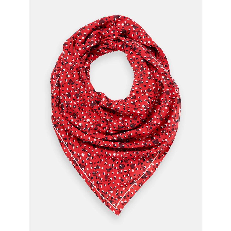 Scotch & Soda Space Floral Printed Scarf Scotch & Soda