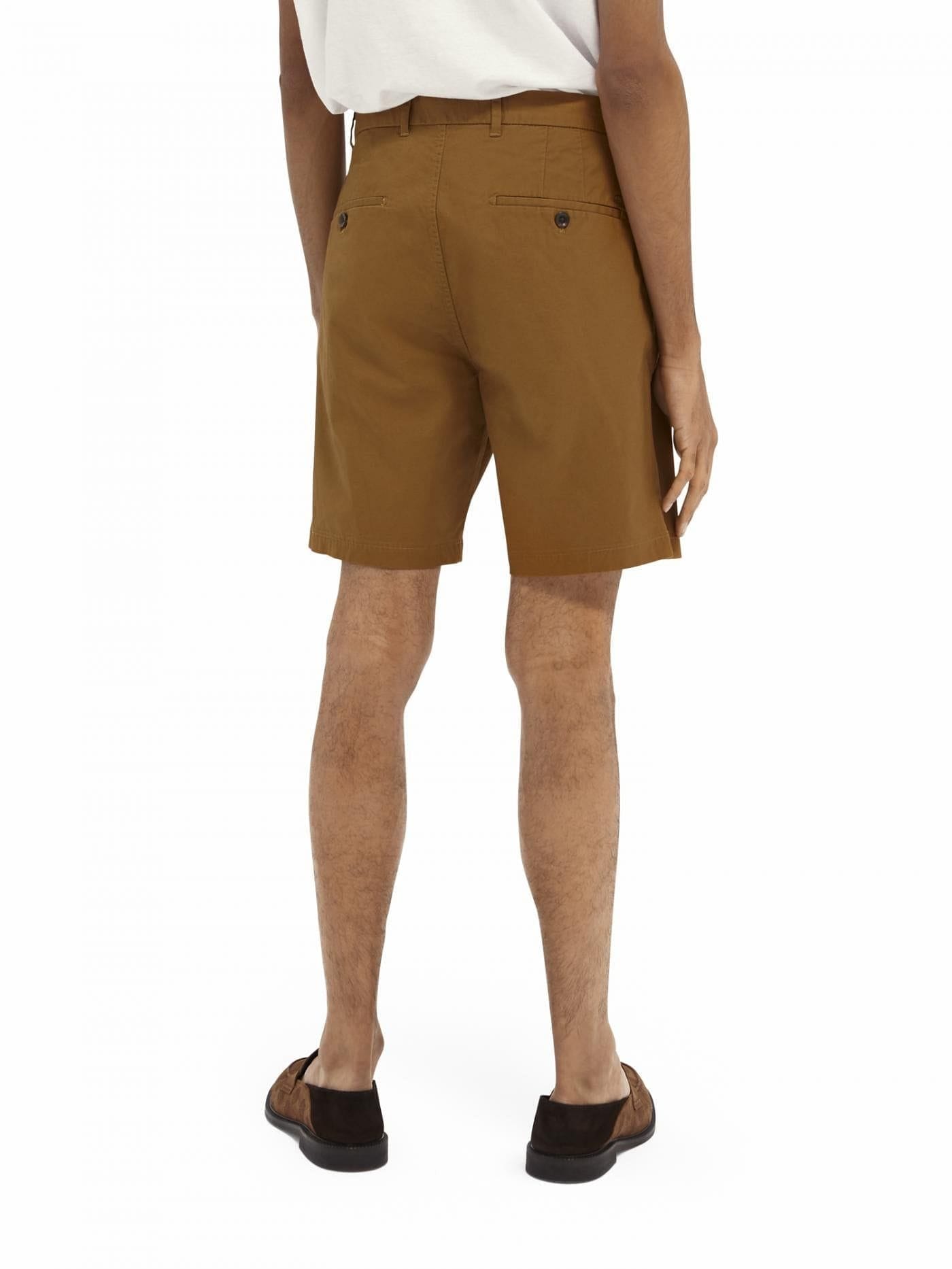 Scotch & Soda Stuart Classic Pima Cotton Short - Nutmeg Scotch & Soda