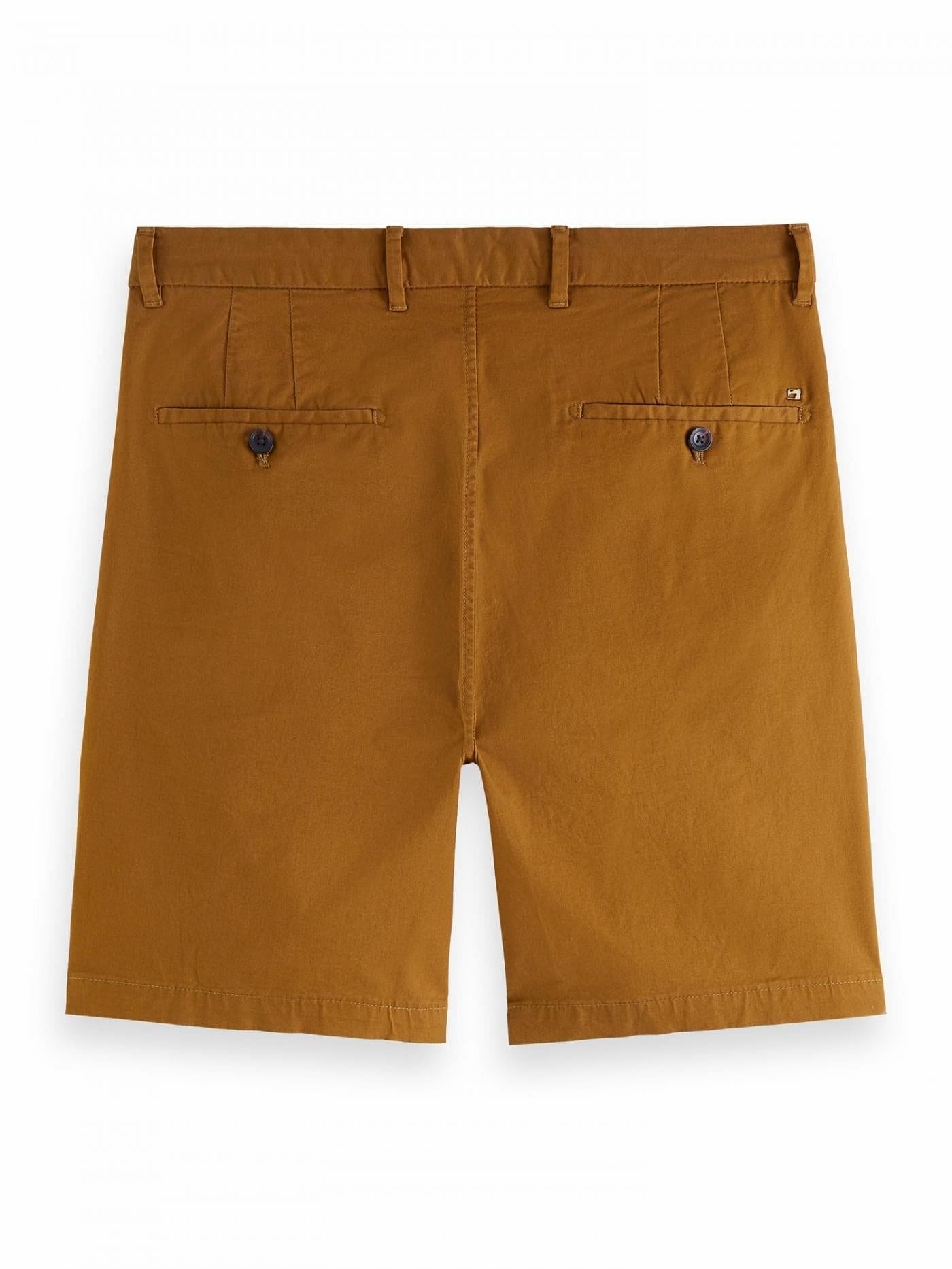 Scotch & Soda Stuart Classic Pima Cotton Short - Nutmeg Scotch & Soda