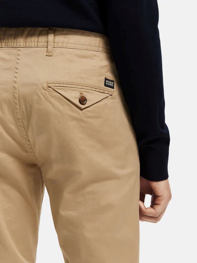 Scotch & Soda Stuart Regular Slim Fit Chino - Sand Scotch & Soda