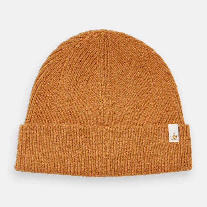 Scotch & Soda Unisex Rib Knit Beanie - Cinnamon Spice Scotch & Soda