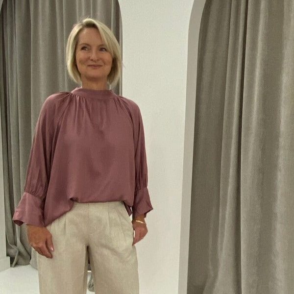 Somebody's Story Tracey Blouse - Mulberry Somebody's Story