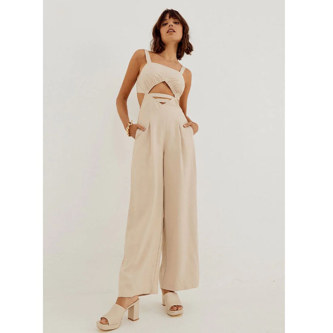 Sovere Horizon Jumpsuit - Tea Sovere