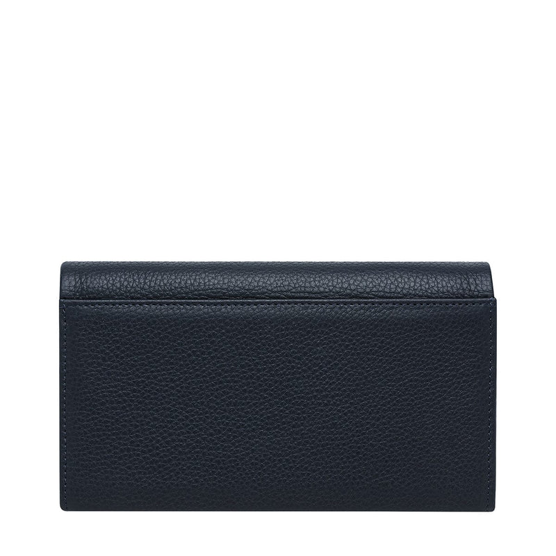 Status Anxiety Nevermind Wallet - Navy Blue Status Anxiety