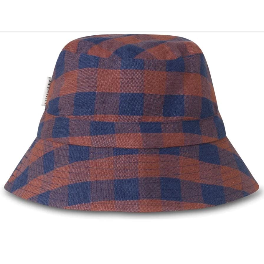 Summery Copenhagen Nanna Bucket Hat - Chestnut/Peacoat Summery Copenhagen