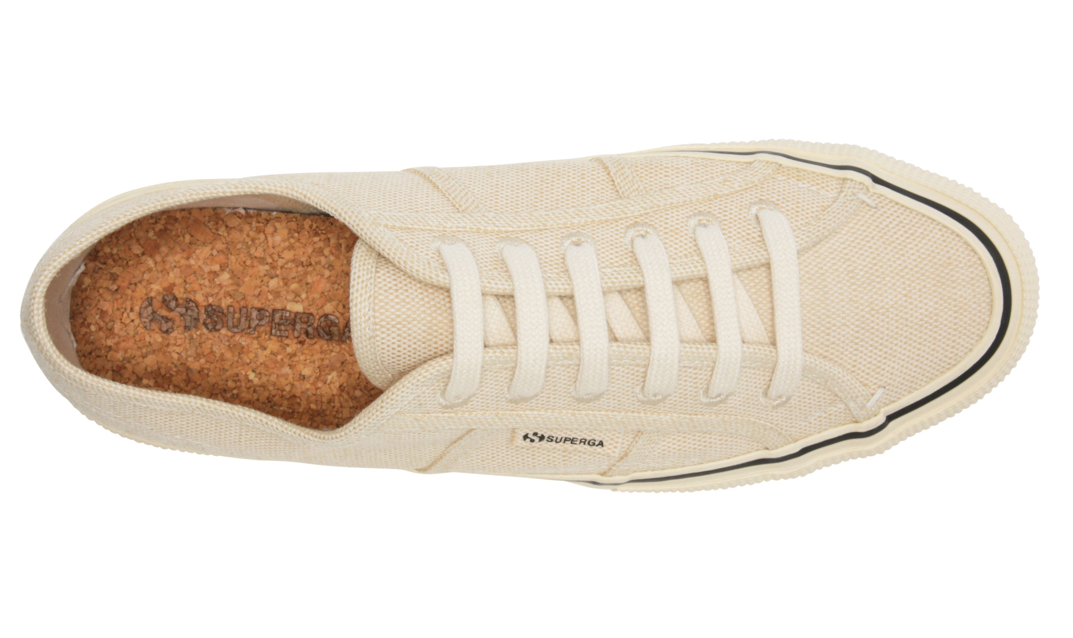 Superga 2490 Organic Cotton Shoe - Natural Beige Superga