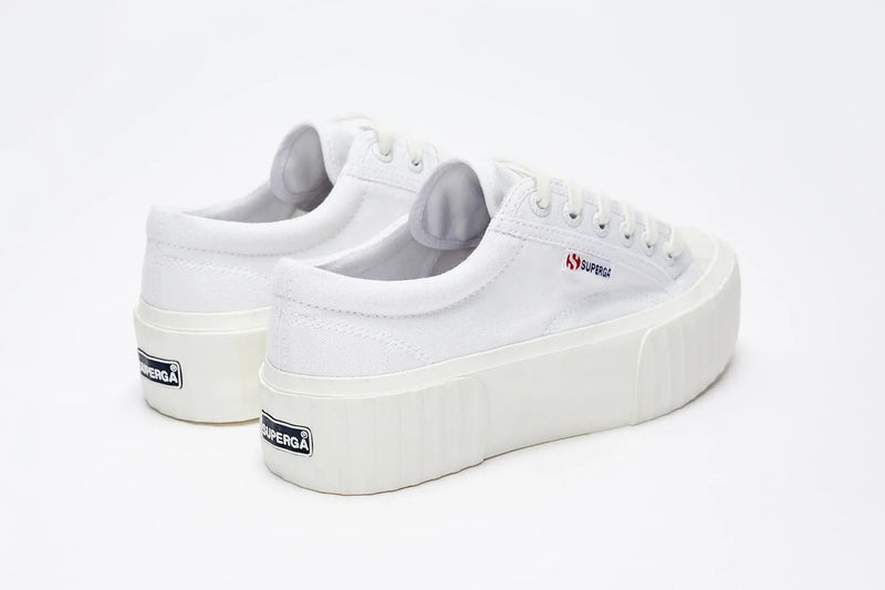 2790 stripe platform sneaker top superga