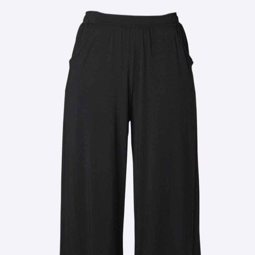 Tani Culotte Wide Leg Resort Pant- Black SpinBrand (Tani)