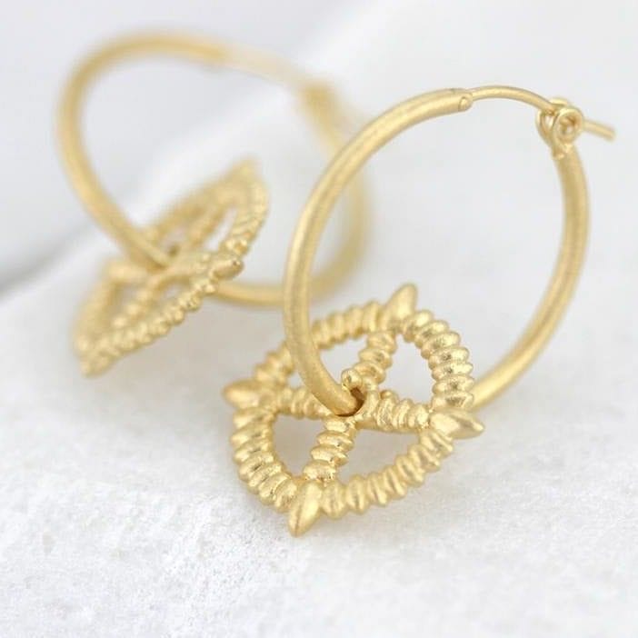 Temple of the Sun Mira Earrings Gold Temple of the Sun