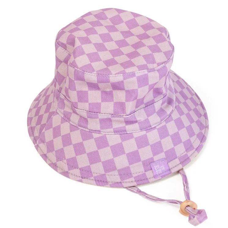 The Somewhere Co Reversible Mini Bucket Hat - Yellow & Lilac The Somewhere Co