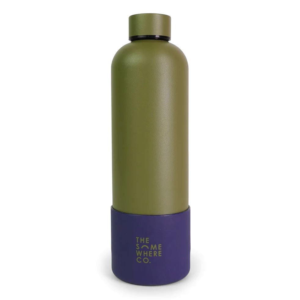 The Somewhere Co Water Bottle 750ml - Khaki The Somewhere Co