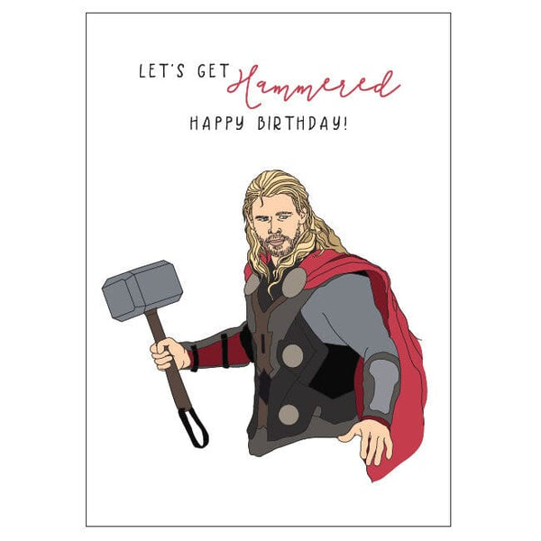 Thor Birthday Greeting Card Candlebark Creations