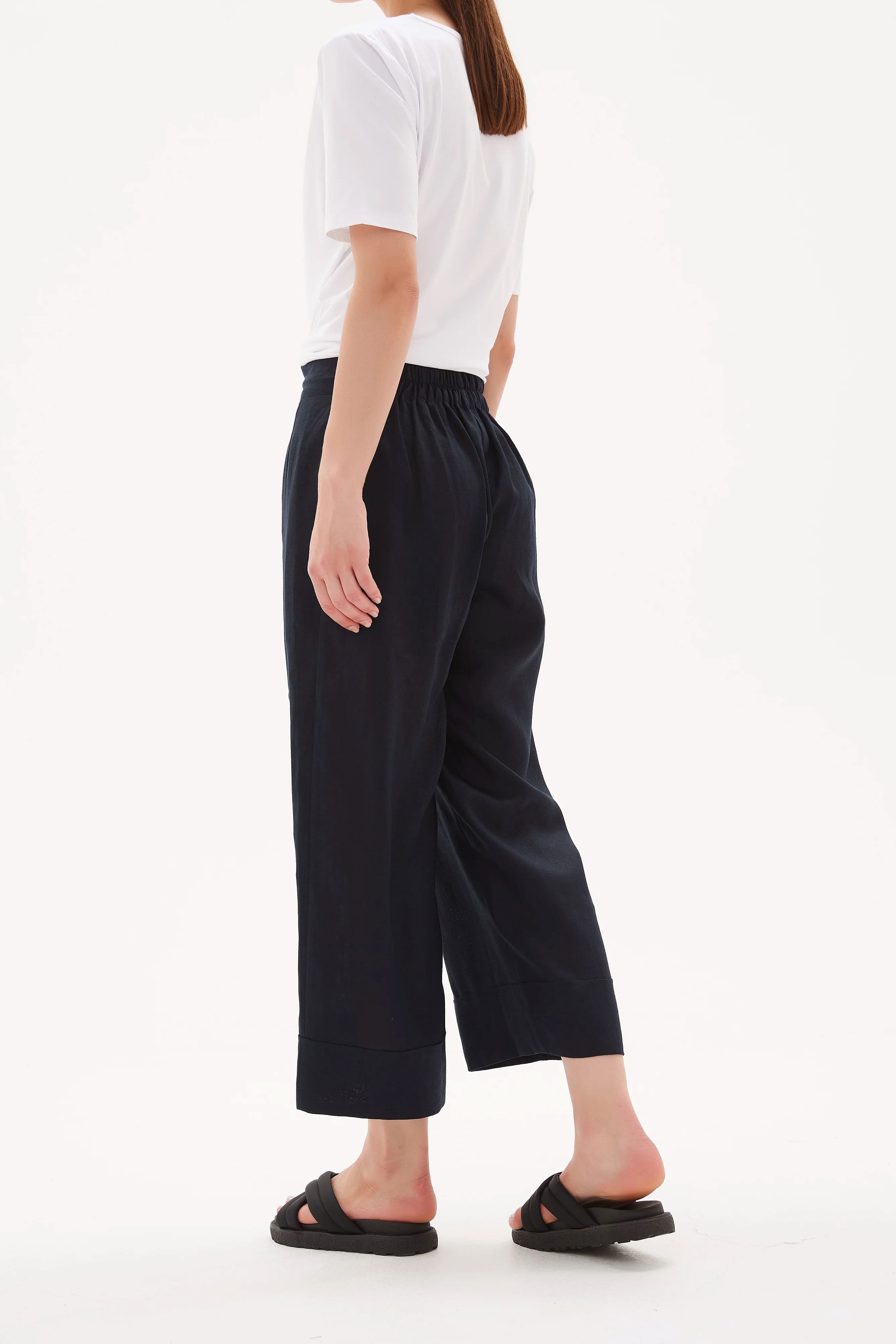 Tirelli Classic Linen Pant - Deep Navy Tirelli