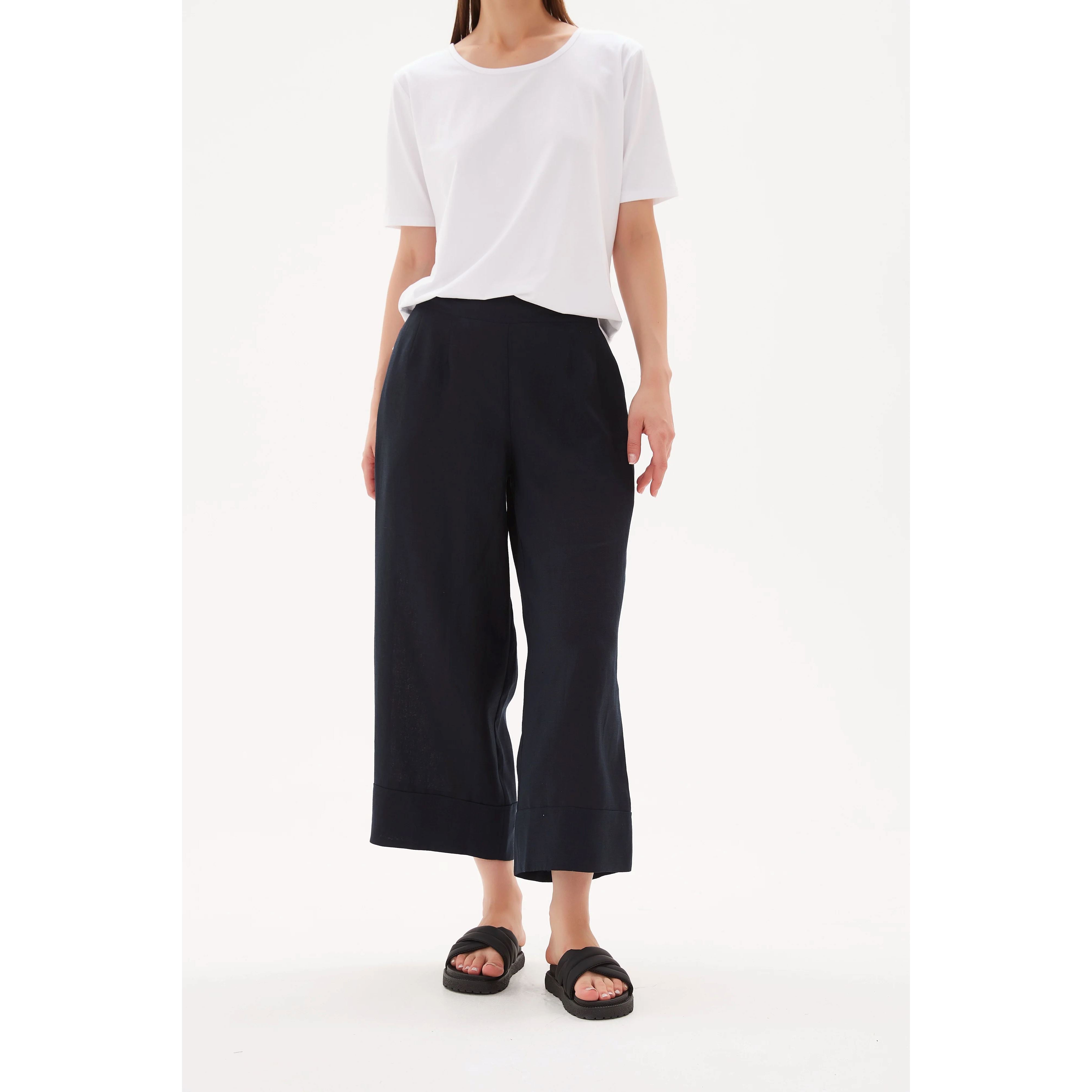 Tirelli Classic Linen Pant - Deep Navy Tirelli